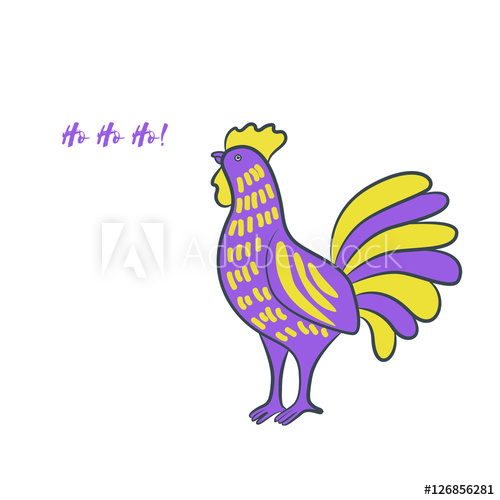 500x500 Purple Roosterrooster Purple And Yellow Colors Cock