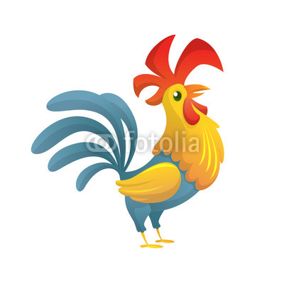 400x400 Rooster Red Crest Drawing Chicken Vector Brown Leghorn Rooster