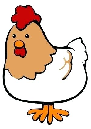 300x425 Simple Chicken Drawing