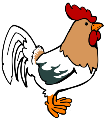350x395 Transparent Rooster Drawing Transparent Png Clipart Free