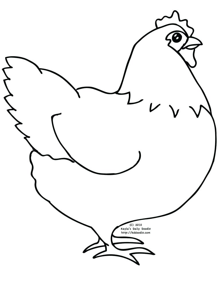 768x994 easy draw chicken download easy to draw chicken leg