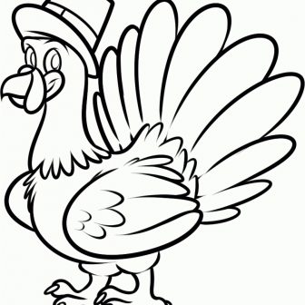 336x336 Turkey Drawing Art Activity Easy Cooked A Preschool I Fertility