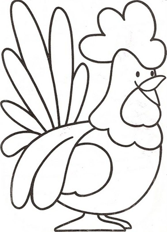 580x805 preschool farm animal coloring pages a rooster farm farm