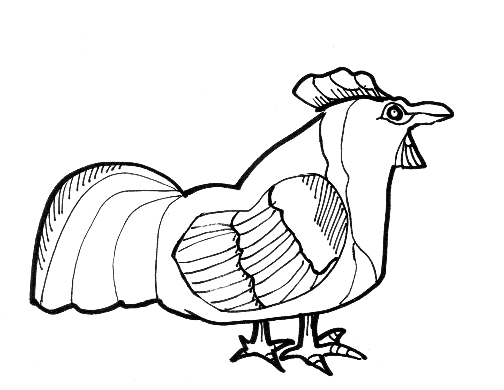 1949x1507 Art Every Day Number Illustration Drawing Rooster