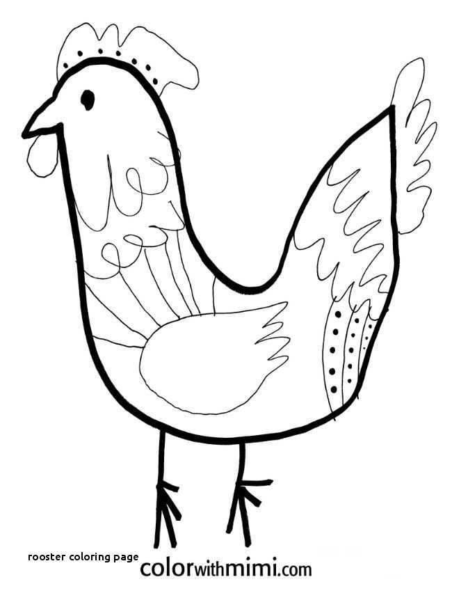 Rooster Outline Drawing | Free download on ClipArtMag