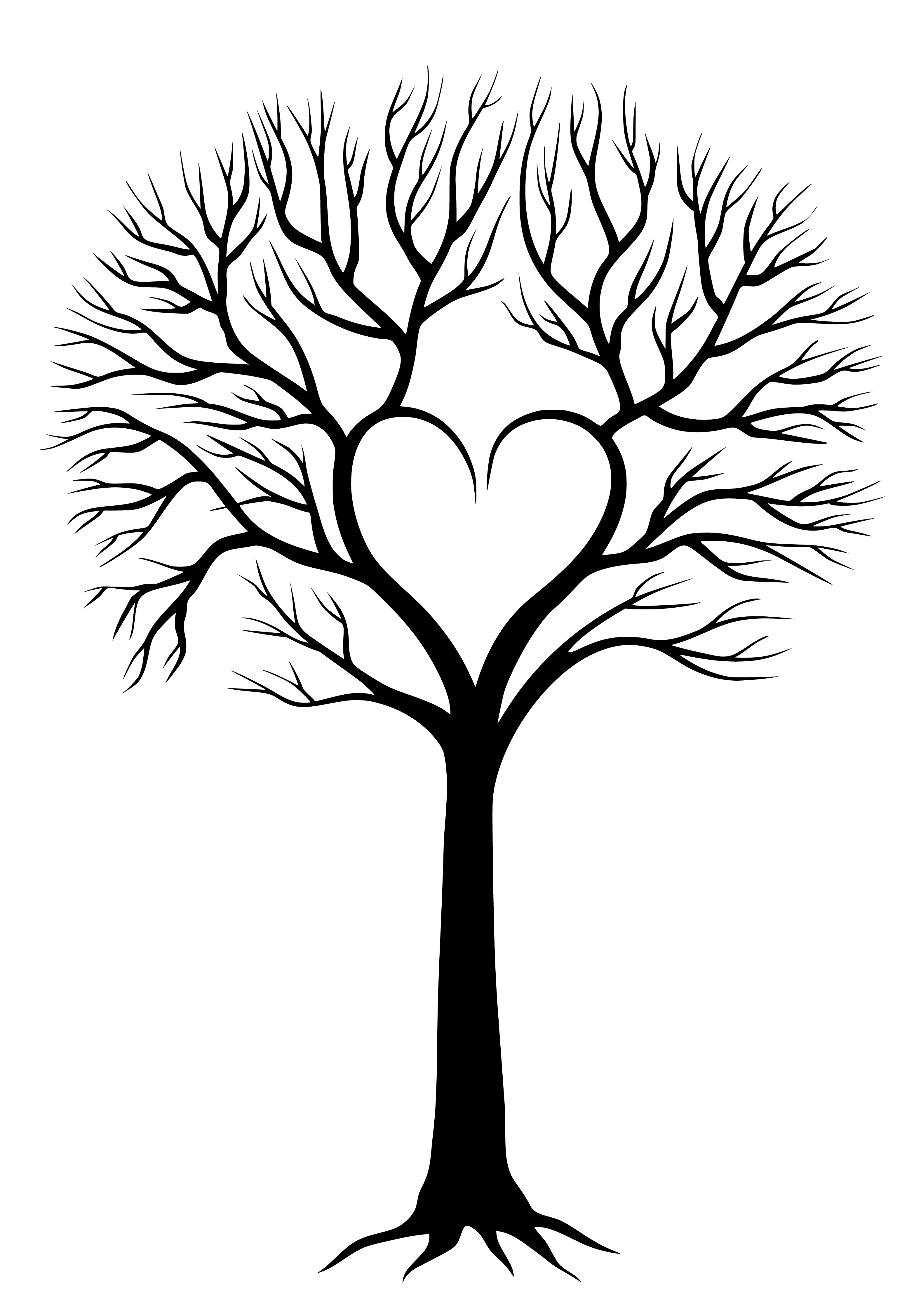 3155x4507 Tree With Roots Vector Transparent Png Clipart Free Download