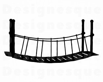 340x270 Bridge Silhouette Etsy