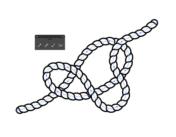 600x466 How To Create Ropes Knots With Illustrator Brushes