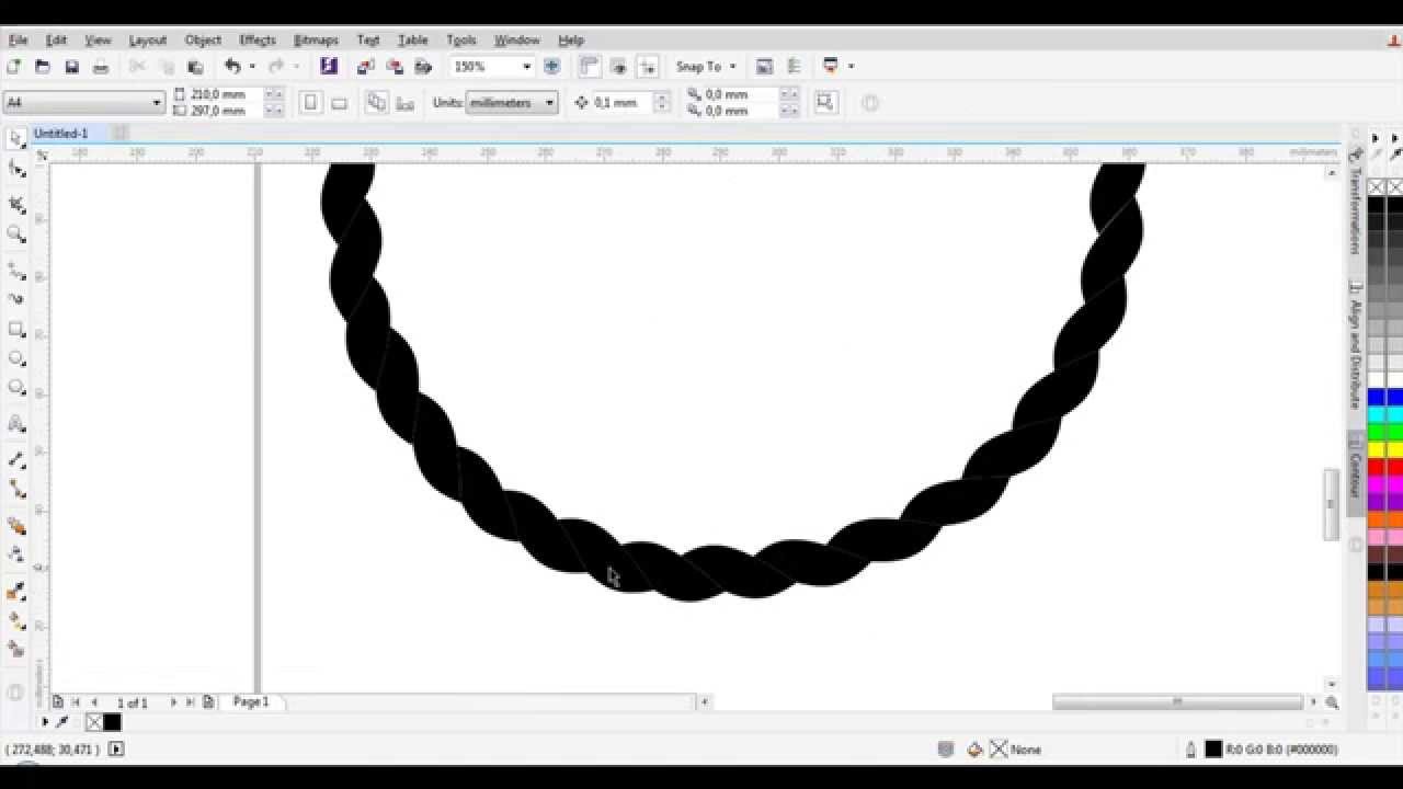 1280x720 How To Make Rope In Coreldraw