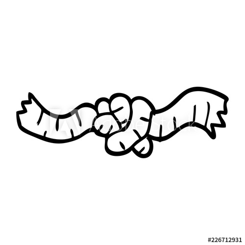 500x500 Line Drawing Cartoon Rope Knot