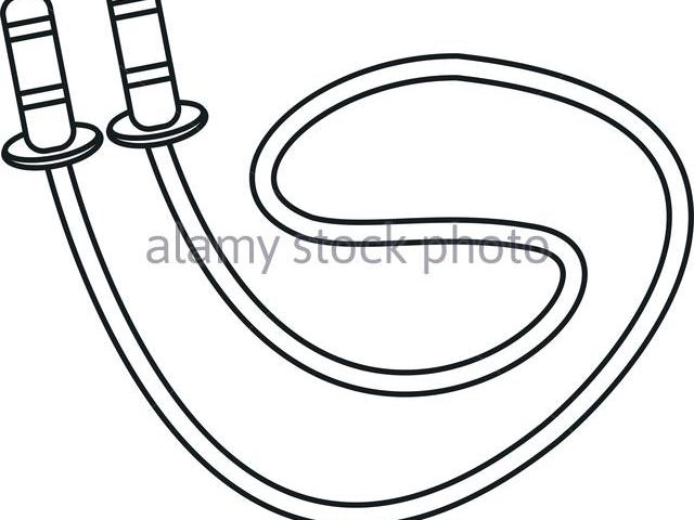 640x480 Drawn Rope Rope Line