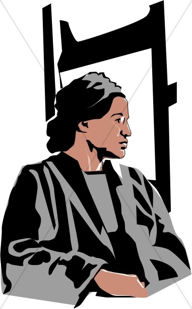381x612 Rosa Parks Begins The Civil Rights Movement Famous People Clipart