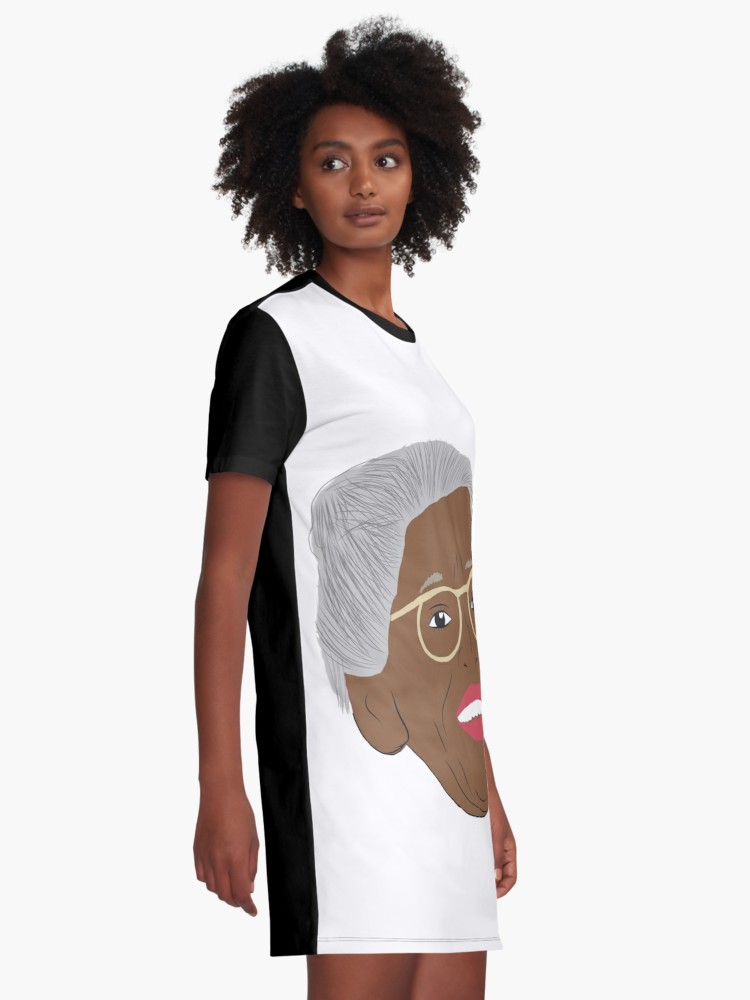750x1000 Rosa Parks Drawing Graphic T Shirt Dress