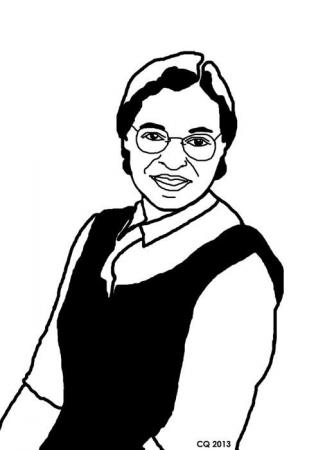 316x450 Rosa Parks Drawing Outline