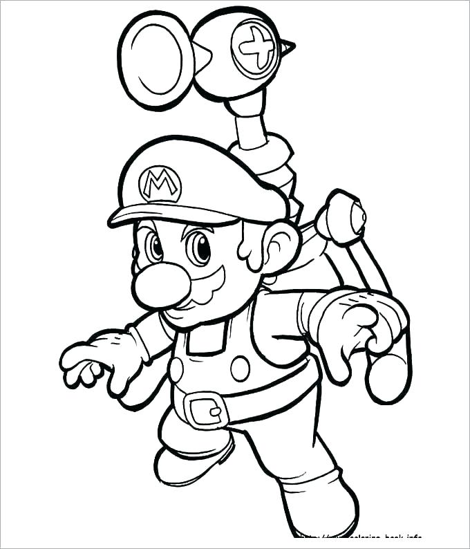 680x794 Mario Coloring Picture Coloring Pages Free Free Colouring Pages