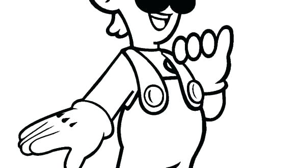 585x329 Super Mario Coloring Pages Momjunction Free Online Galaxy How
