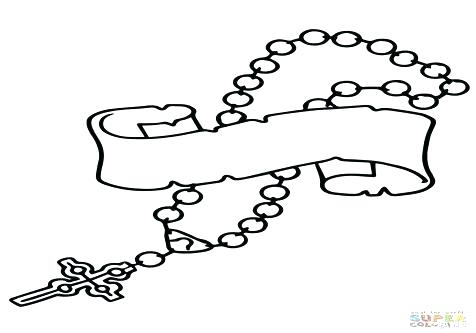 476x333 Rosary Beads Coloring