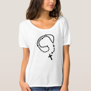 307x307 Rosary And Cross Shortsleeve T Shirts Shirt Designs Zazzle Uk