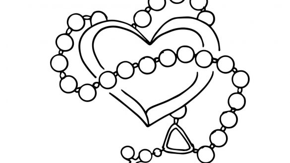 585x329 Rosary Beads Coloring