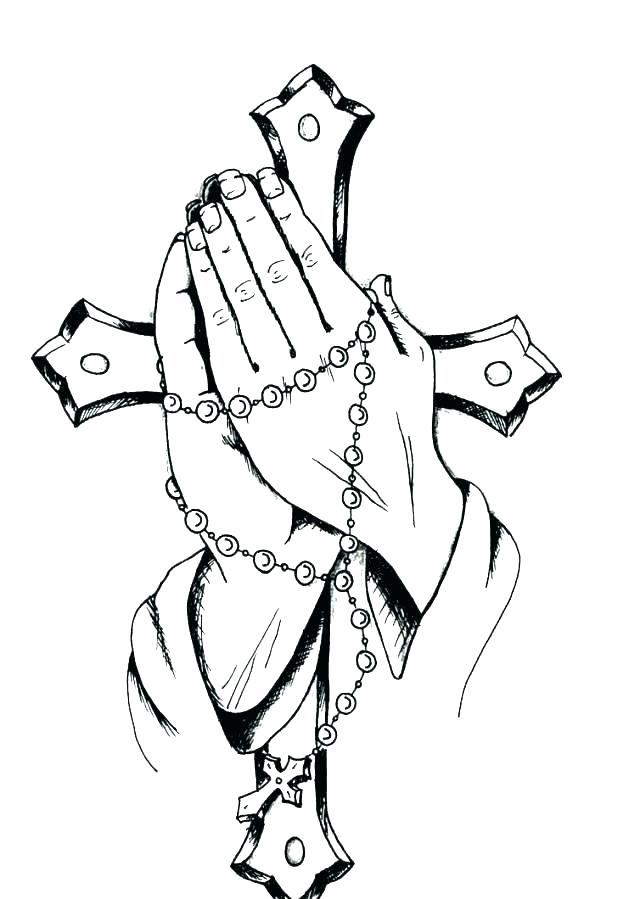 640x899 Rosary Coloring