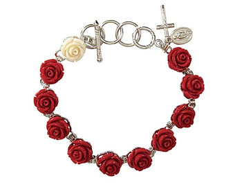 340x270 Rose Rosary Etsy