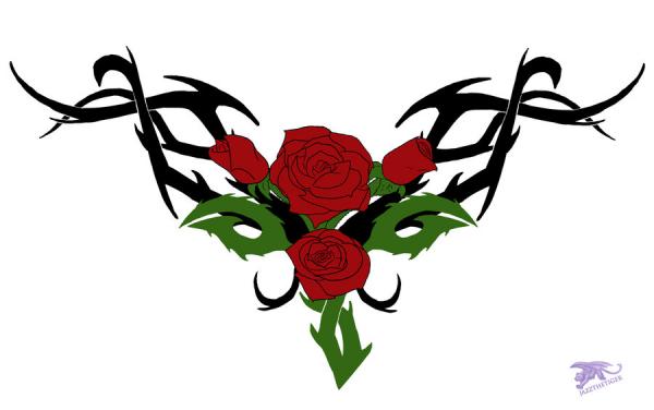 600x376 Meaningful Rose Tattoo Designs Art And Design