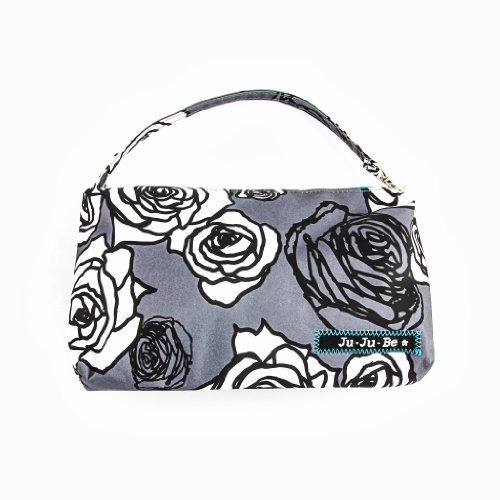 500x500 Ju Ju Be Be Quick Wristlet, Charcoal Roses