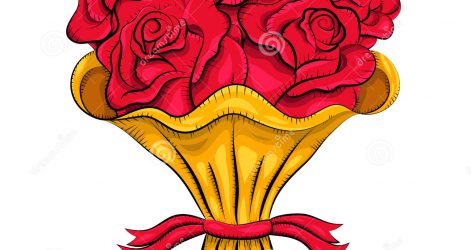 471x250 Wildflowers Bouquet Drawing Of Flowers Pencil Colored Images