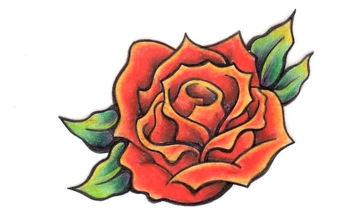 Rose Design Drawing | Free download on ClipArtMag
