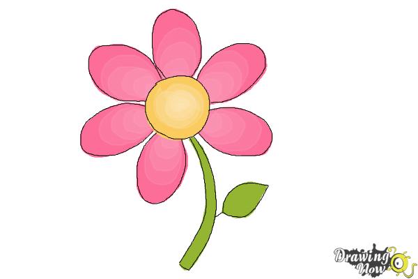 600x400 Flowers Color Drawings