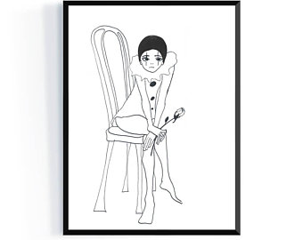 340x270 Rose Picture Pen Etsy