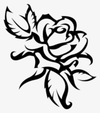 320x363 Rose Outline Png, Transparent Rose Outline Png Image Free Download