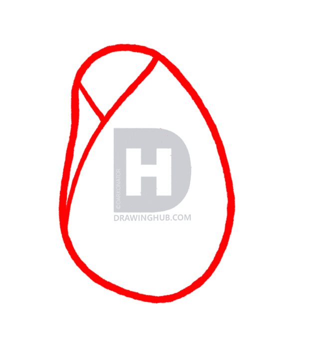 619x720 How To Draw A Rose Bud, Rose Bud, Step