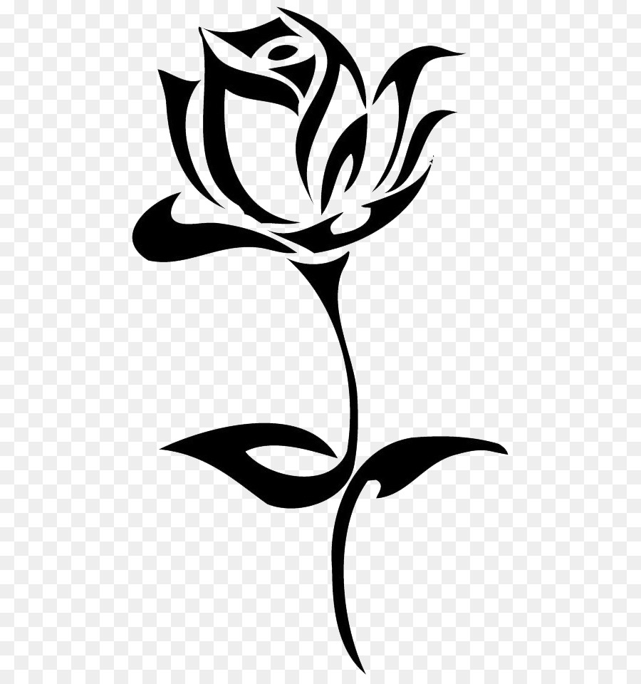 900x960 Rose Flower Png Black And White Free Rose Flower Black And White