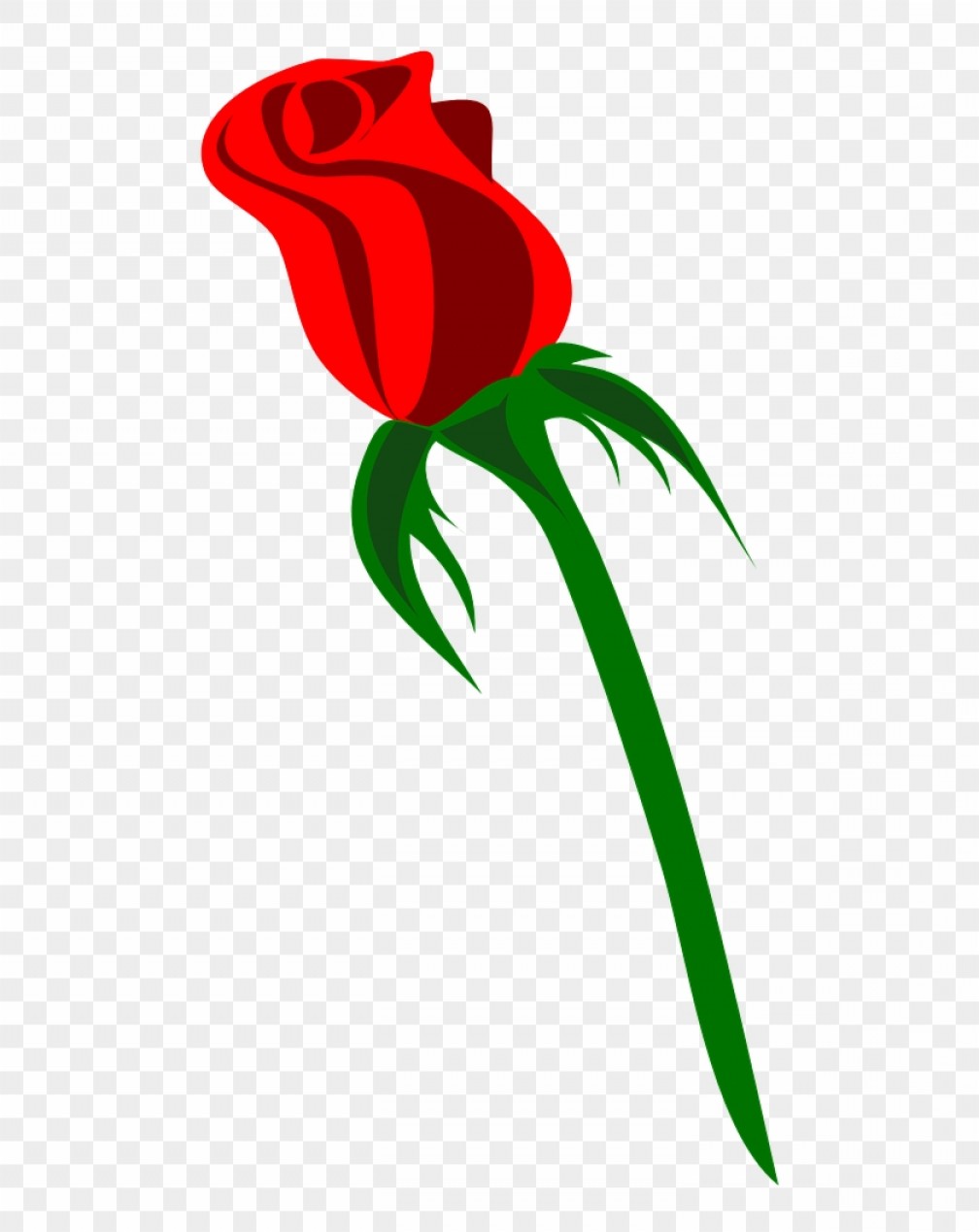 1008x1269 Simple Beauty And The Beast Rose Vector Catchsplace