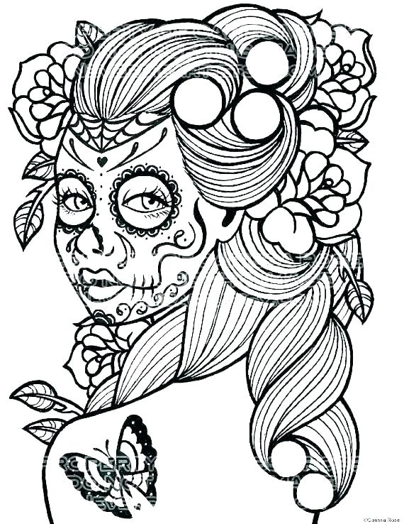 Rose Head Drawing | Free download on ClipArtMag