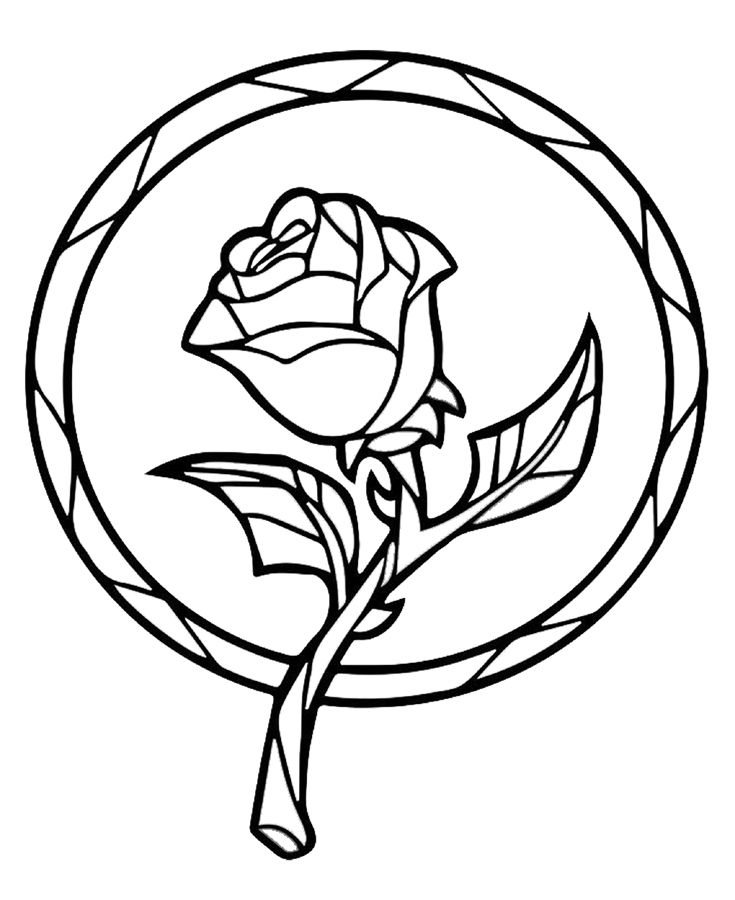 735x900 Rose Head Clipart