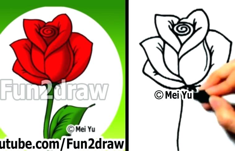 760x490 Video How To Draw A Rose
