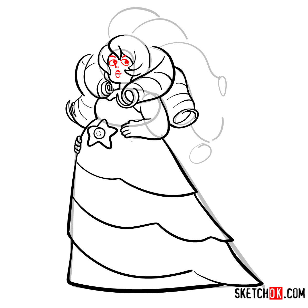 1200x1200 How To Draw Rose Quartz Steven Universe