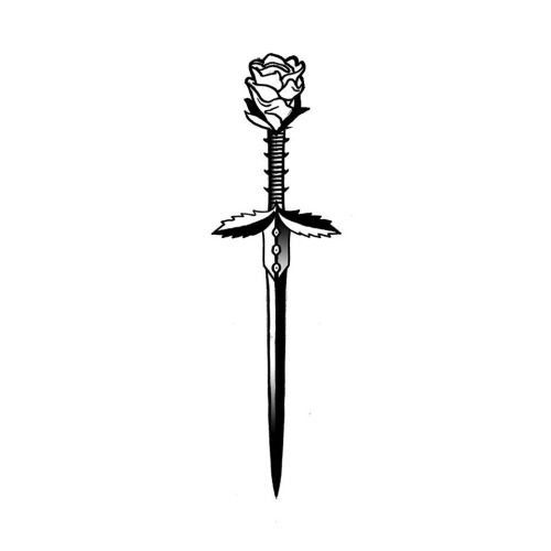500x500 Dagger Tattoo Flash Tumblr Tattoos Dagger Tattoo, Finger