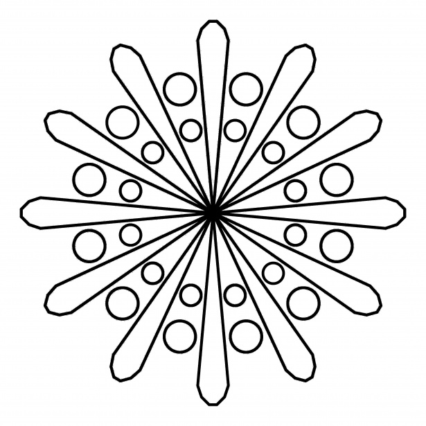 615x615 Rose Window Free Stock Photo