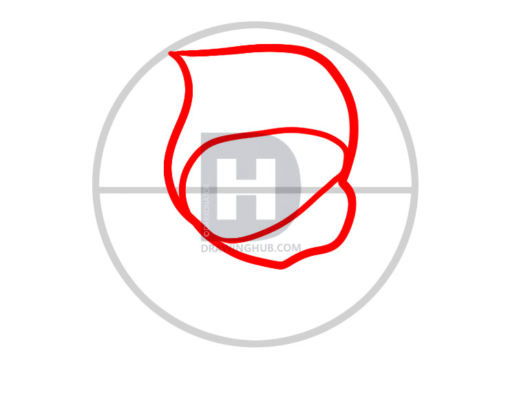 738x580 How To Draw A Heart Rose, Rose Heart, Step