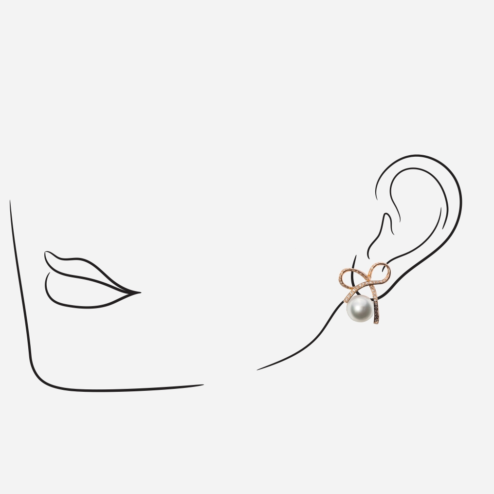 1015x1015 Ribbon White Pearl In Rose Gold Destijl Asia Official Finely