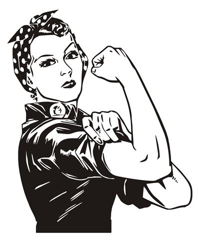 Rosie The Riveter Drawing | Free download on ClipArtMag