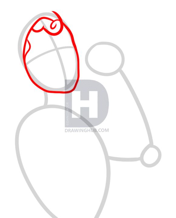 581x720 How To Draw Rosie The Riveter, Rosie The Riveter, Step