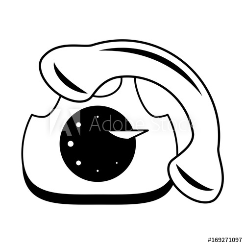 500x500 Vintage Rotary Telephone Icon Image Vector Illustration Design