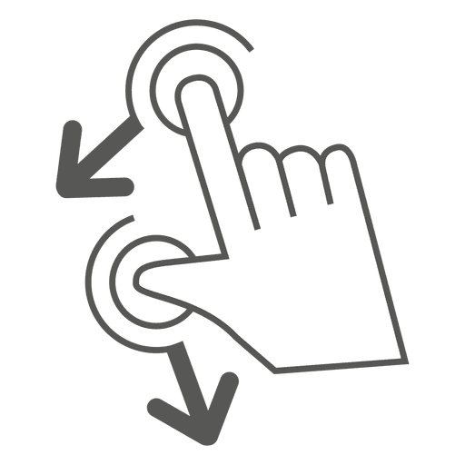 512x512 Rotate Left Gesture Icon
