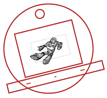 351x321 Storyboard Pro Online Help Rotating The Stage View