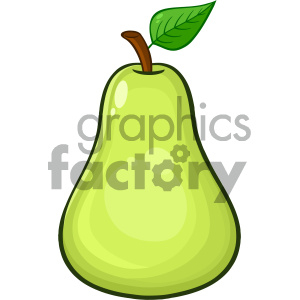 300x300 Royalty Free Rf Clipart Illustration Rotten Green Apple Fruit