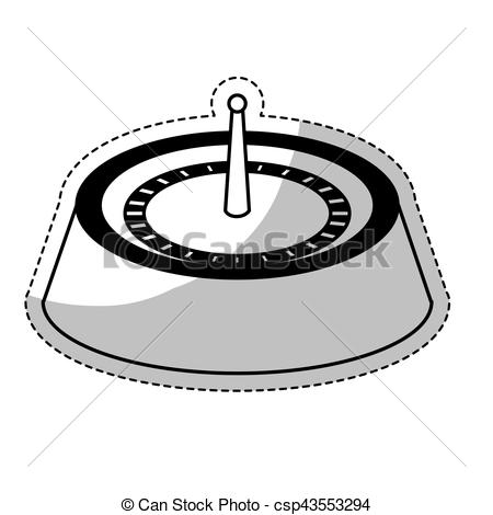 450x470 casino roulette wheel over white background gambling games design